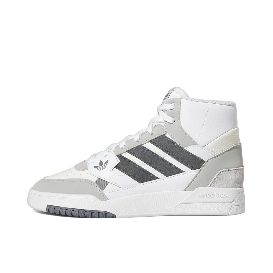 推荐商品：adidas Originals Drop Step 板鞋 复古耐磨透气舒适百搭 灰色/白色