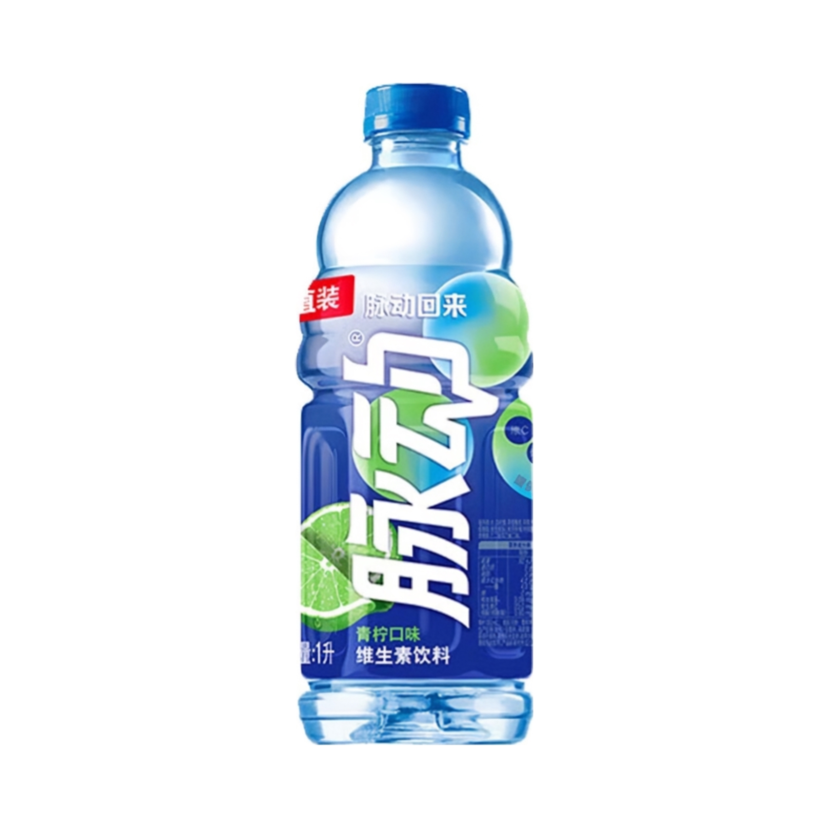 Mizone/脉动 维生素饮料 青柠味 1L 瓶装 畅饮解渴出游 1L