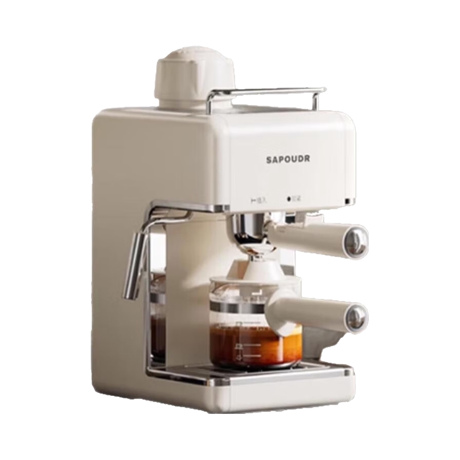 推荐商品：SAPOUDR/赛普达 EA39 咖啡机 操作简单 高压萃取 半全自动 拉花 打奶泡 美式 小型