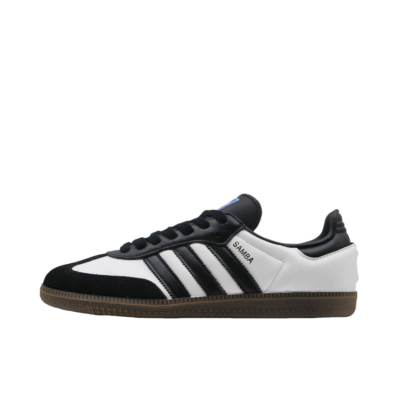 推荐商品：【定制球鞋】 adidas originals SAMBA OG 德训鞋 板鞋 防滑耐磨复古潮流防水织物双鞋带 熊猫