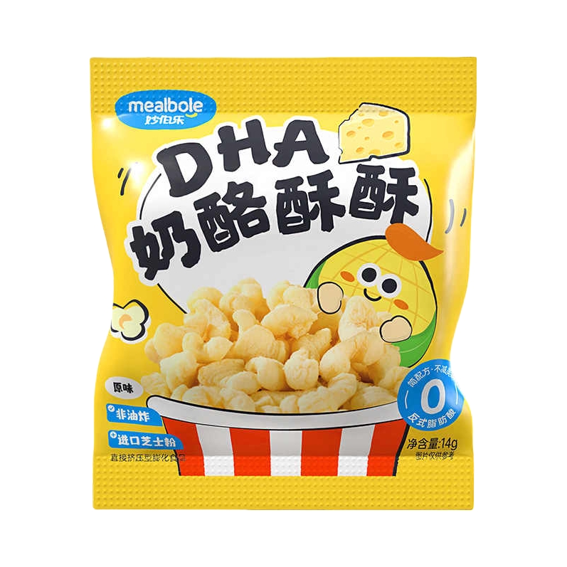 推荐商品：妙伯乐 儿童奶酪酥爆米花非油炸泡芙