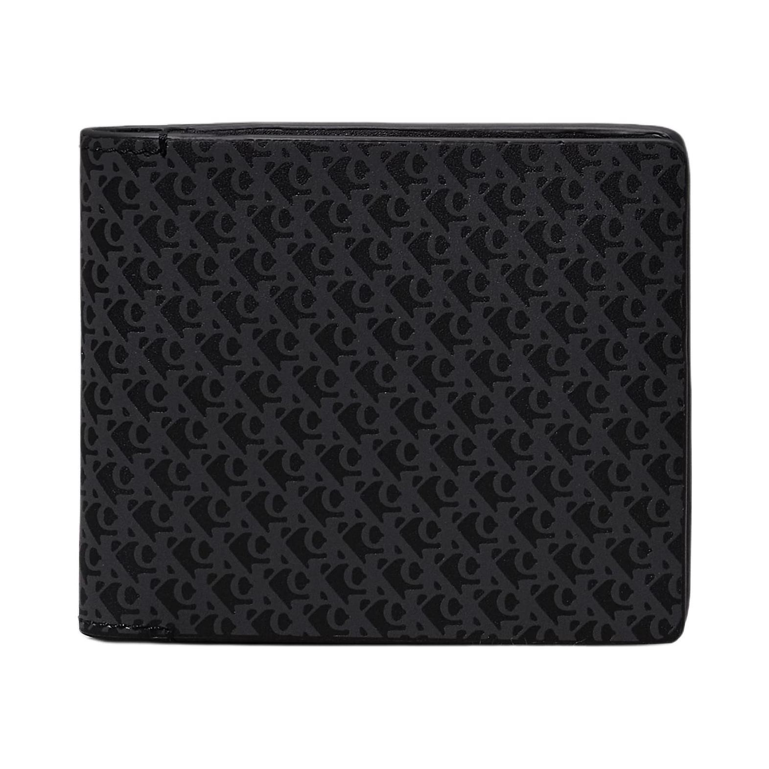 推荐商品：CALVIN KLEIN 压花交织字母图案皮革钱包