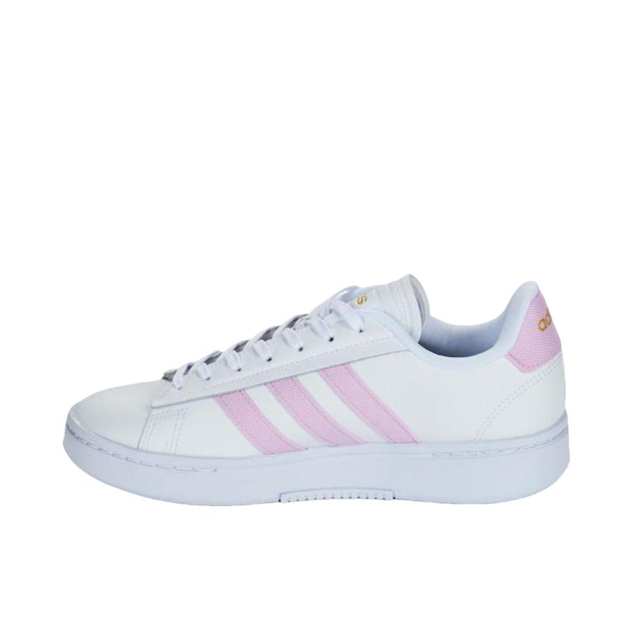推荐商品：adidas Grand Court Alpha 面包鞋 板鞋 减震透气防滑耐磨百搭复古轻运动薄底贴合 女款/白色/粉色