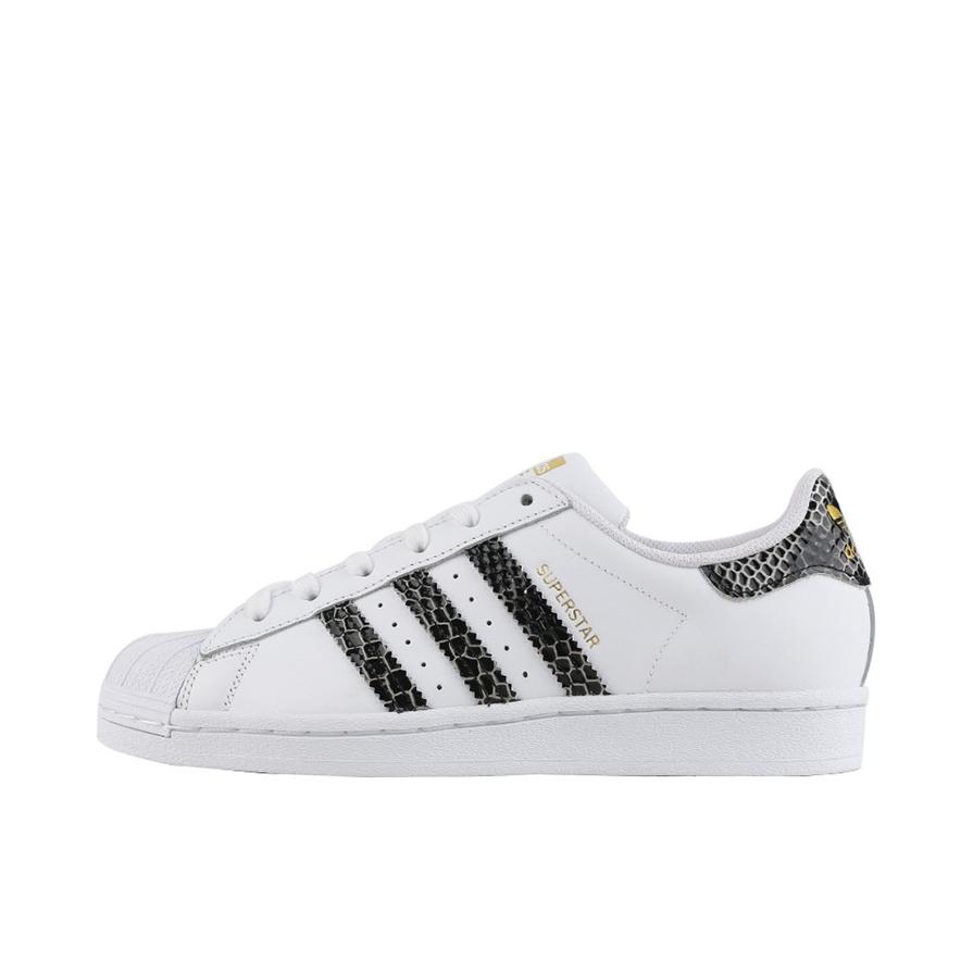 推荐商品：【宋雨琦同款】 adidas Originals Superstar 板鞋 轻便贝壳头薄底舒适百搭耐磨复古 白黑/蛇纹