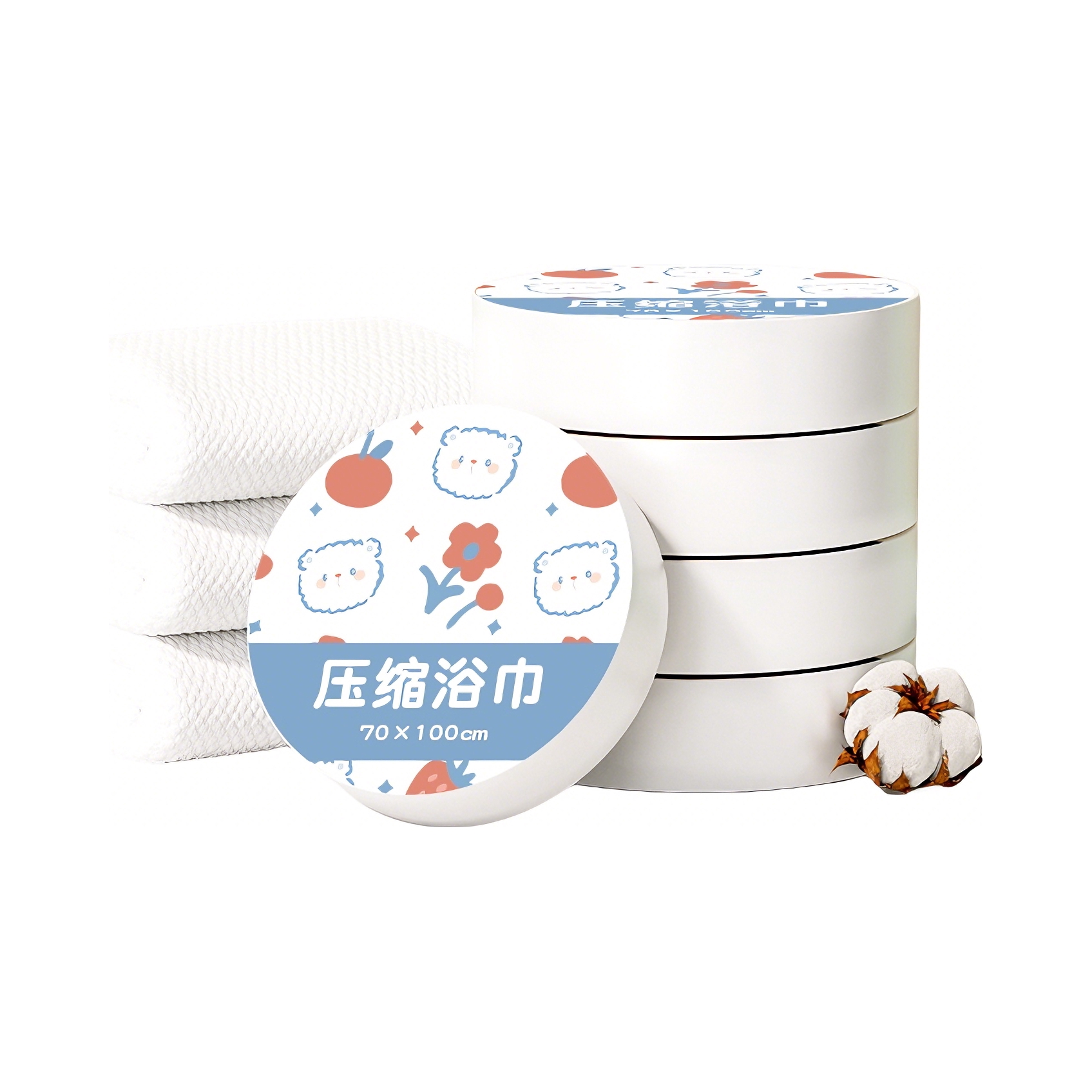 推荐商品：古旭 syw666888 植物纤维 加厚80% 一次性压缩浴巾 出差旅行