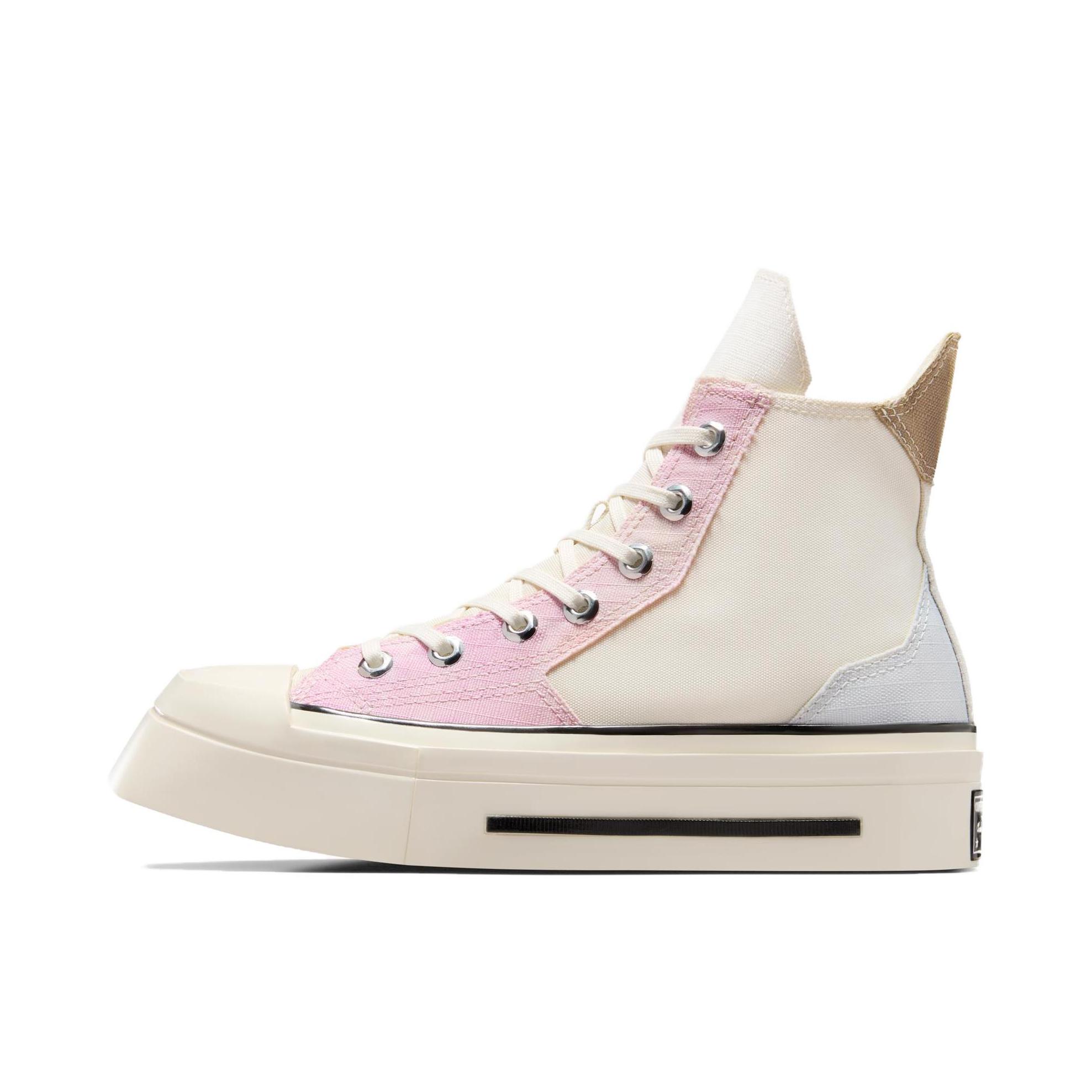 推荐商品：Converse/匡威 Chuck 70 帆布鞋 防滑耐磨轻便透气舒适百搭拼接感方头贴合 白色/粉色