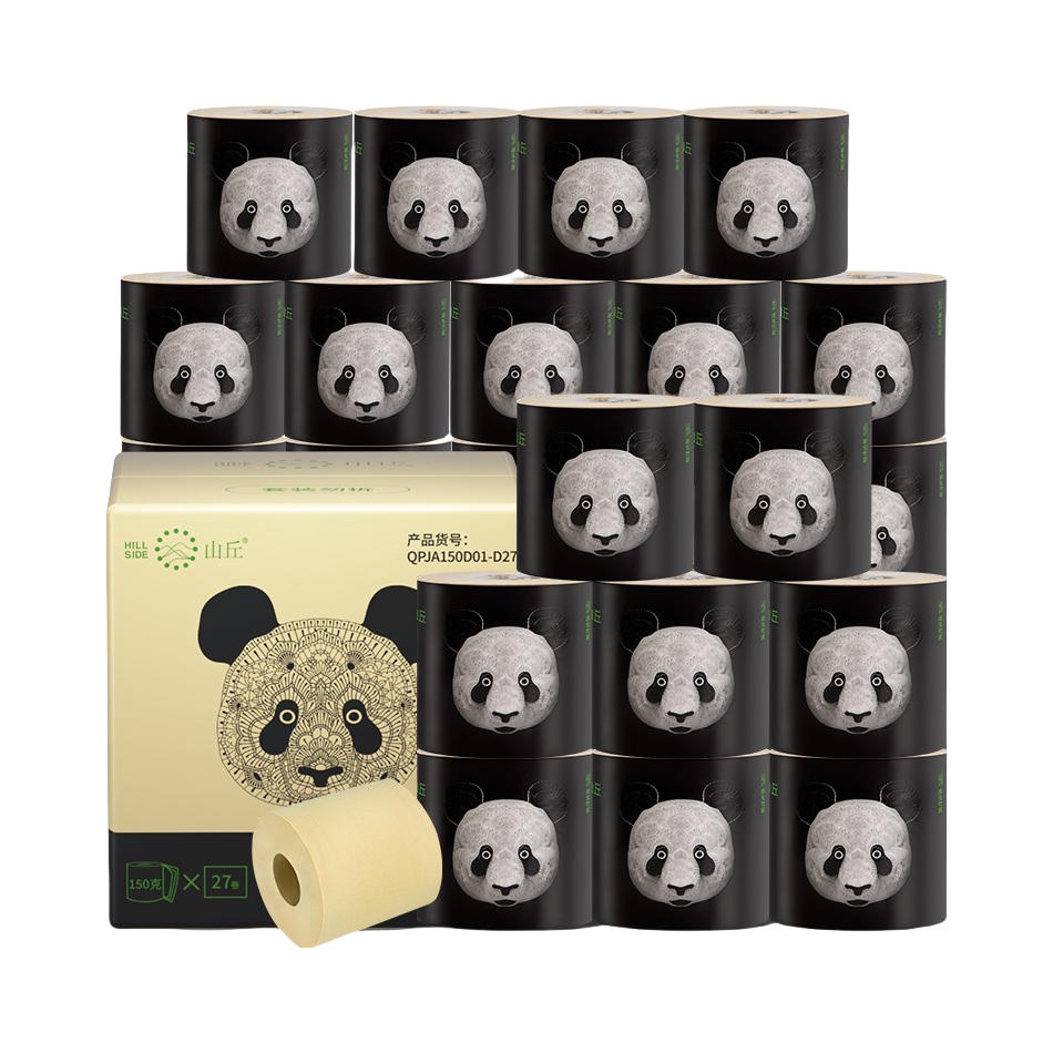 推荐商品：山丘 4层 有芯 卷纸
