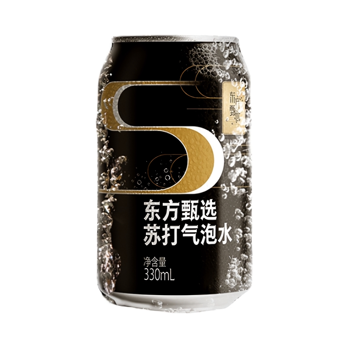 推荐商品：东方甄选 苏打气泡水 罐装 零卡无糖无甜
