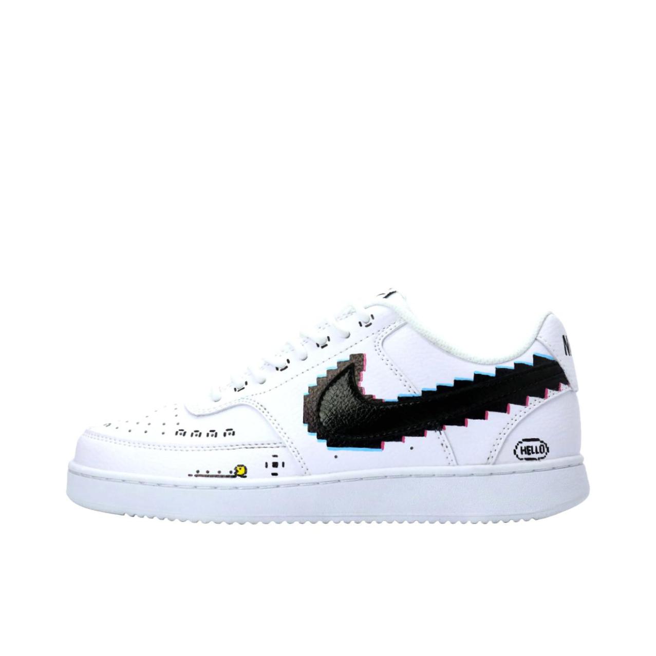 推荐商品：【定制球鞋】 Nike Court Vision 1 板鞋 防水美式简约防滑减震复古 像素电玩