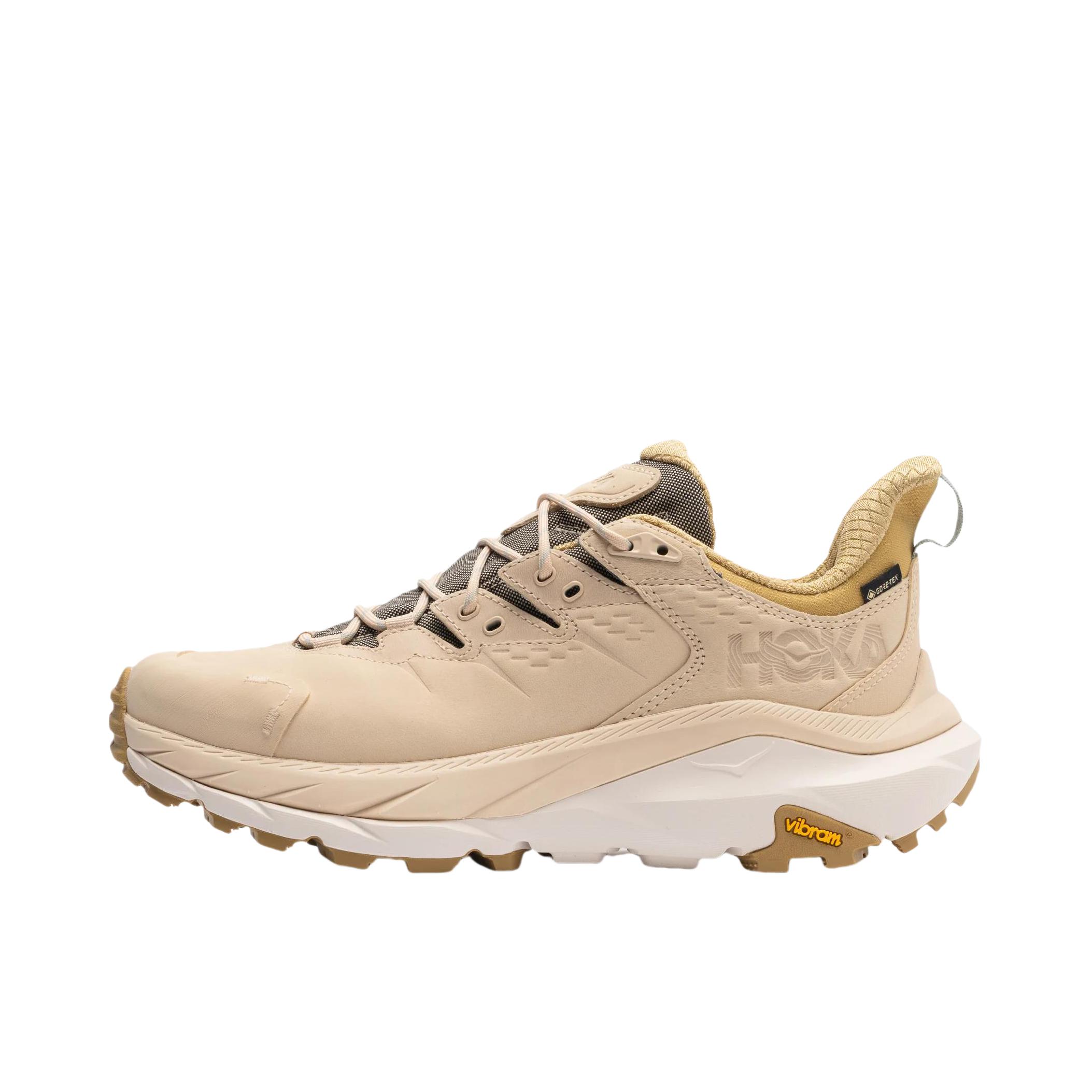 推荐商品：HOKA ONE ONE Kaha 2 GTX 舒适 防水 防滑耐磨 徒步鞋 户外鞋 男款/橡木色/石膏白