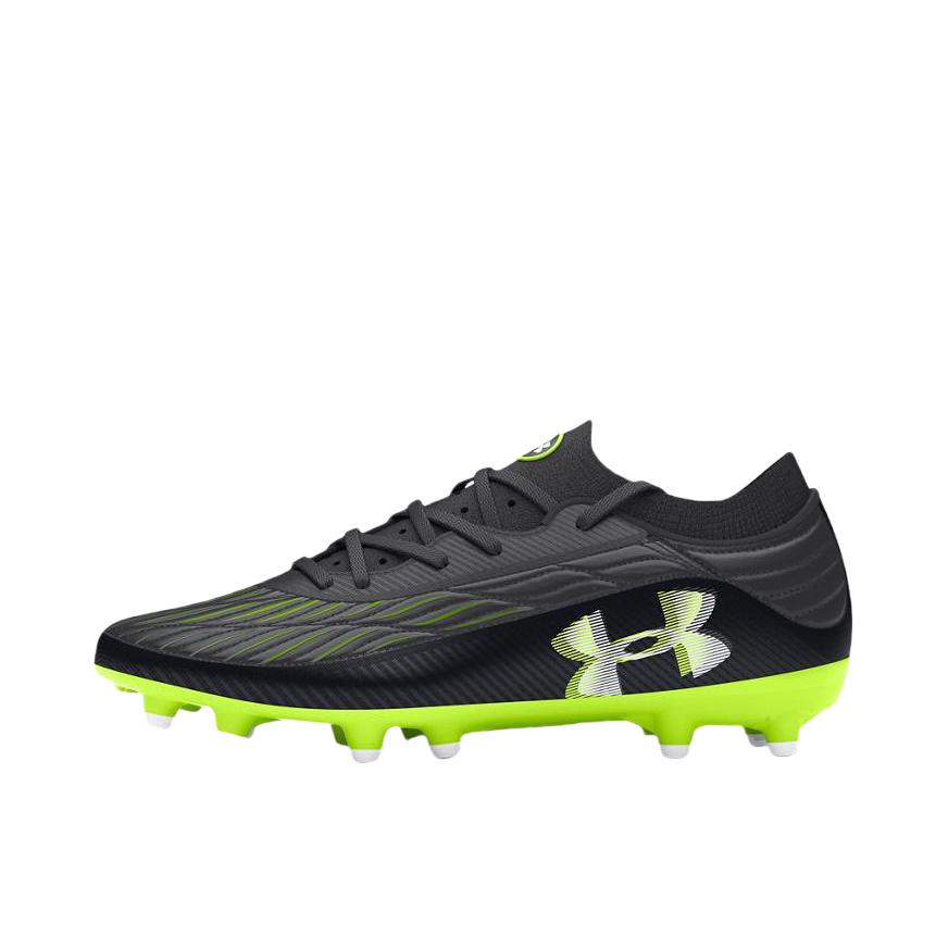 推荐商品：Under Armour/安德玛 MAGNETICO PRO 4 FG 运动 长钉 舒适防滑 平跟 胶质 足球鞋 黑色