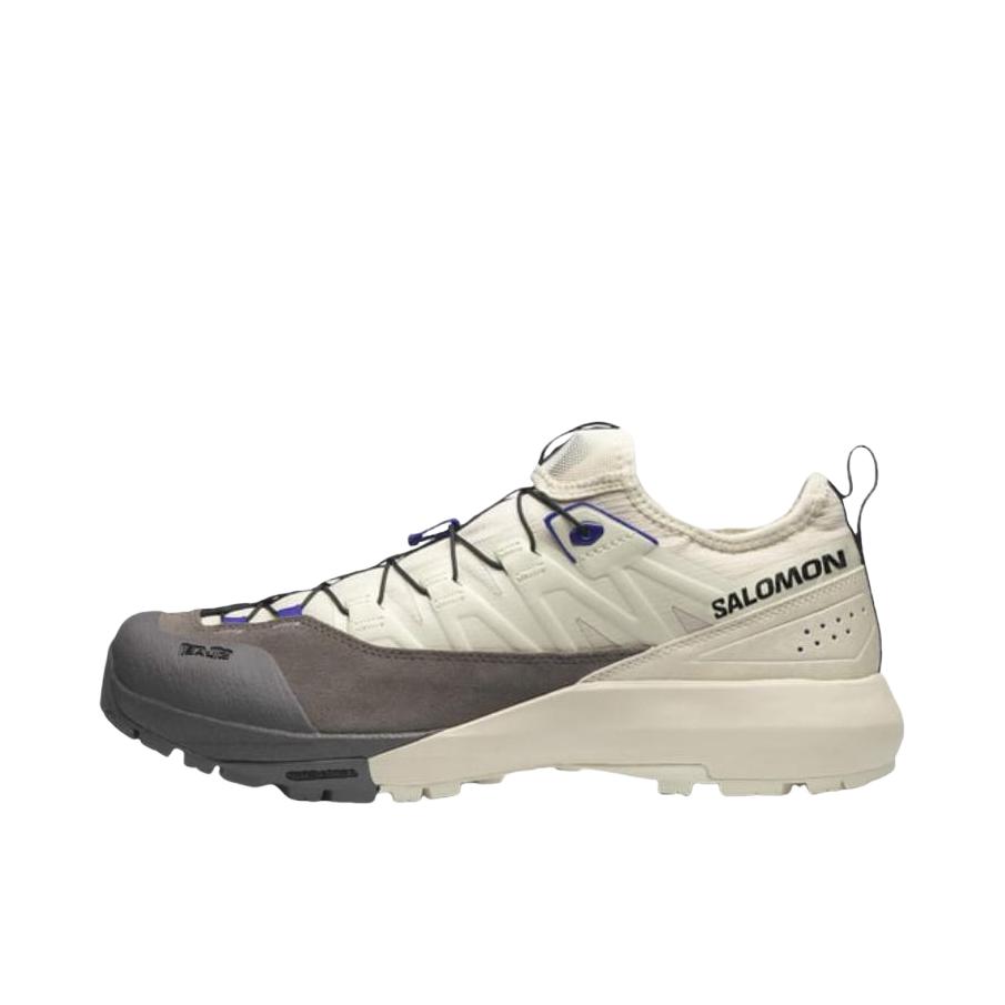 推荐商品：Salomon/萨洛蒙 S/Lab Alpinway 防滑耐磨 稳定 全地形 包裹性支撑 徒步鞋 户外休闲鞋 米白色/灰色