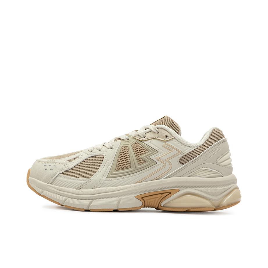 推荐商品：361度 流金 跑鞋 增高舒适缓震防滑耐磨网面透气轻便复古百搭潮流贴合 女款/燕麦奶/杏茶色