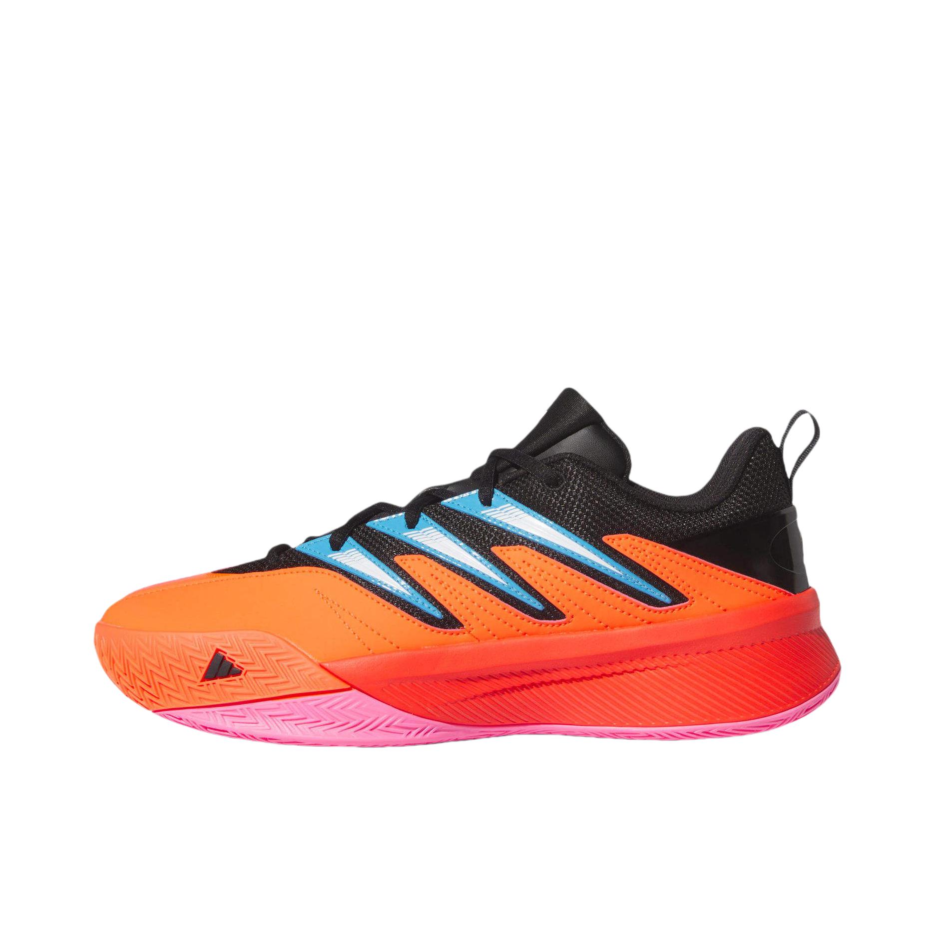 推荐商品：adidas Dame Certified 3 篮球鞋 防滑厚底耐用回弹 黑色/橙色