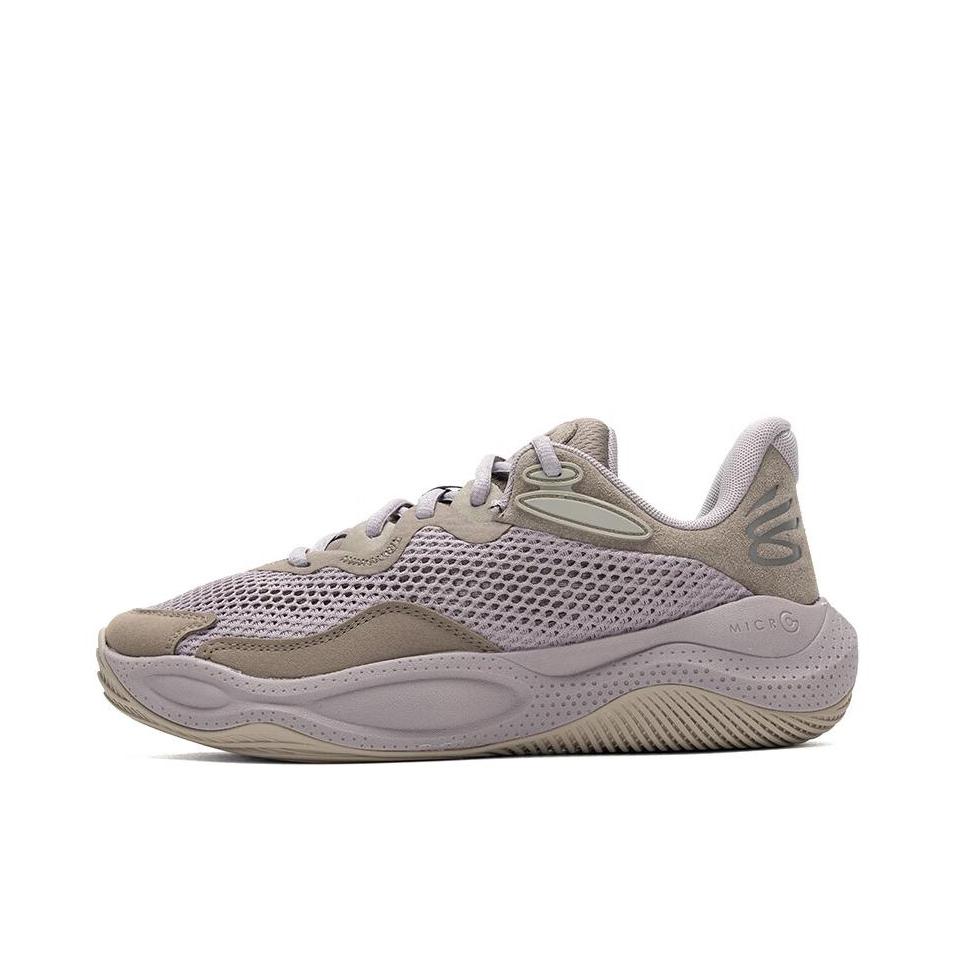 推荐商品：Under Armour/安德玛 Curry Splash 24 舒适减震 防滑耐磨 透气 低帮 百搭简约 篮球鞋 3028193 烟尘灰