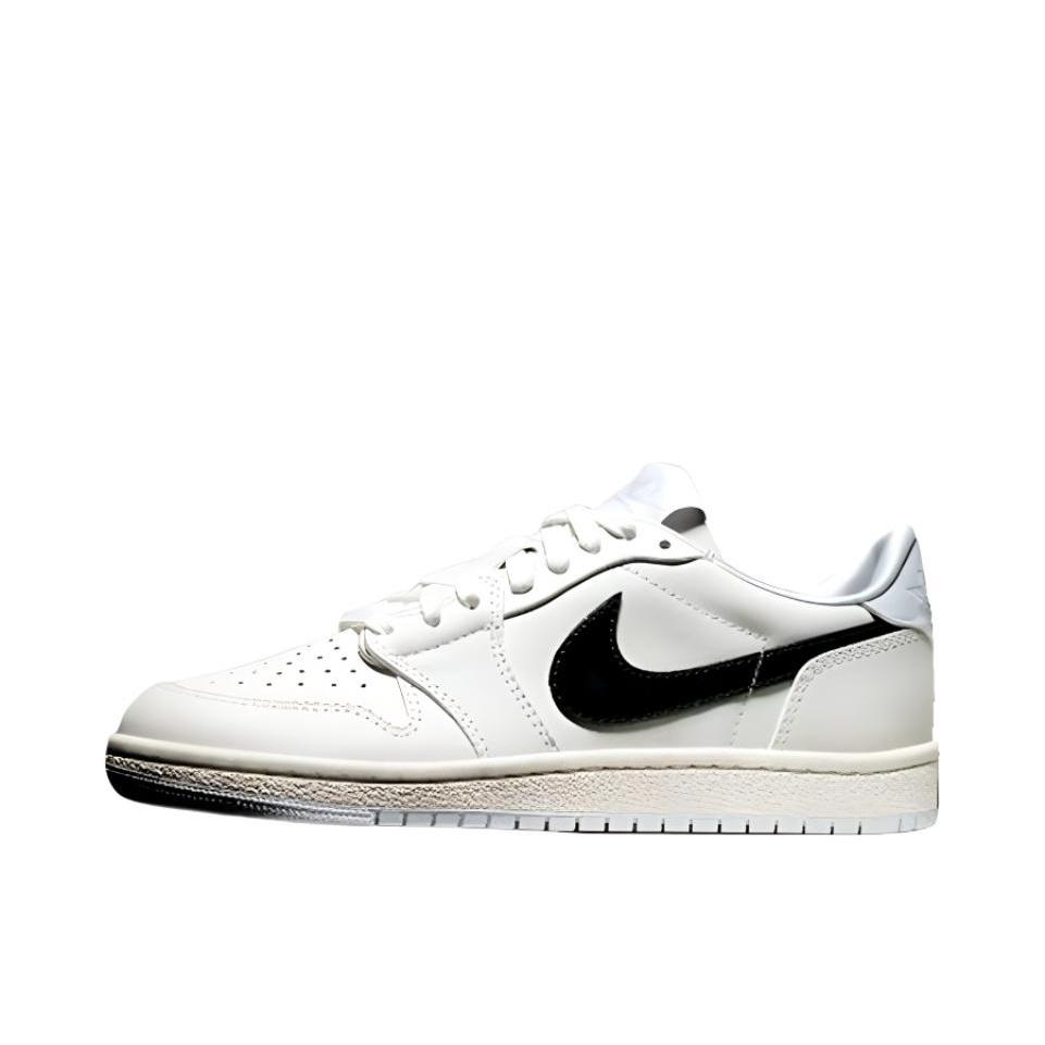 推荐商品：Air Jordan 1 板鞋 运动休闲鞋 复古潮流支撑合成革 纯白色/黑色