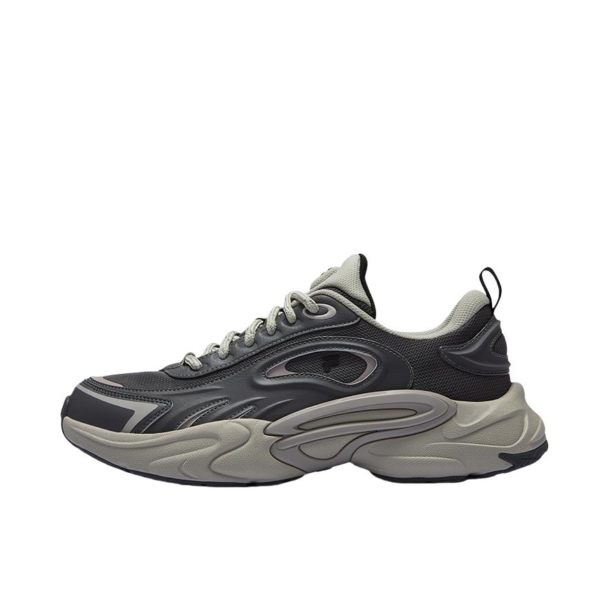 推荐商品：FILA/斐乐 FORCE 防滑耐磨 低帮 平跟 系带 复古百搭 运动休闲鞋 锡灰/鸽子灰