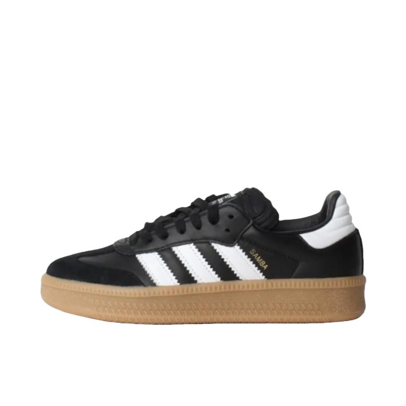 推荐商品：adidas Originals Sambae T头鞋 德训鞋 板鞋 增高包裹性合成革 大童/黑色