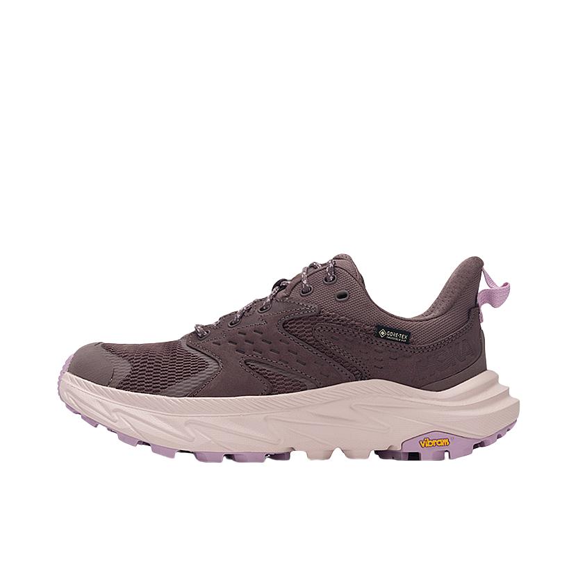推荐商品：HOKA ONE ONE Anacapa 2 牛皮 增高 防滑耐磨 织物 合成革 防水 登山鞋 户外休闲鞋 烟石英色/珍珠粉