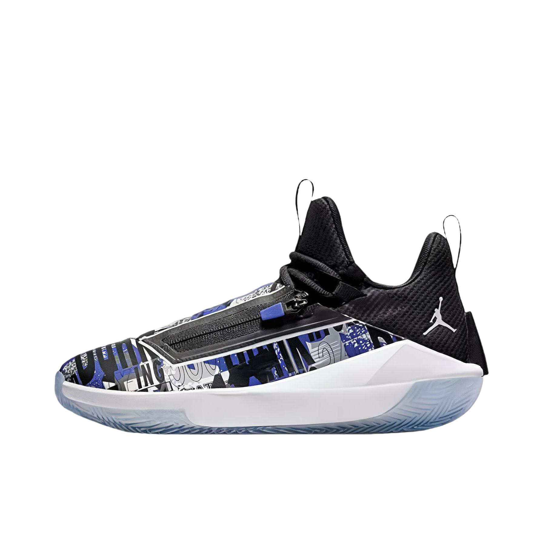 推荐商品：Jordan Jumpman Hustle 篮球鞋 防滑耐磨缓震支撑舒适百搭实战 Dark Concord/White-Black-Iron Grey 暗紫/白色/黑色