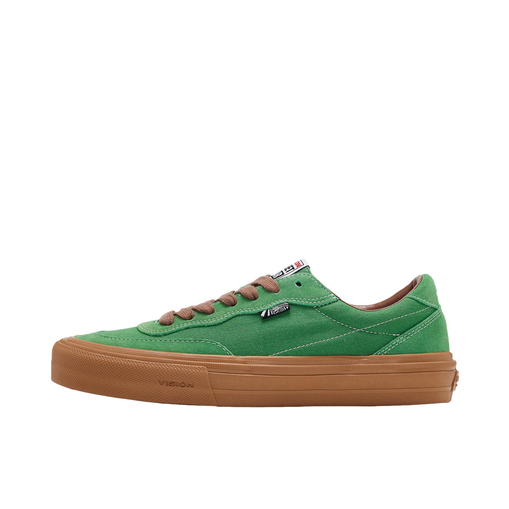 推荐商品：Vision Street Wear Flat Top 生胶 防滑耐磨 复古 经典美式 运动 帆布鞋 森林绿