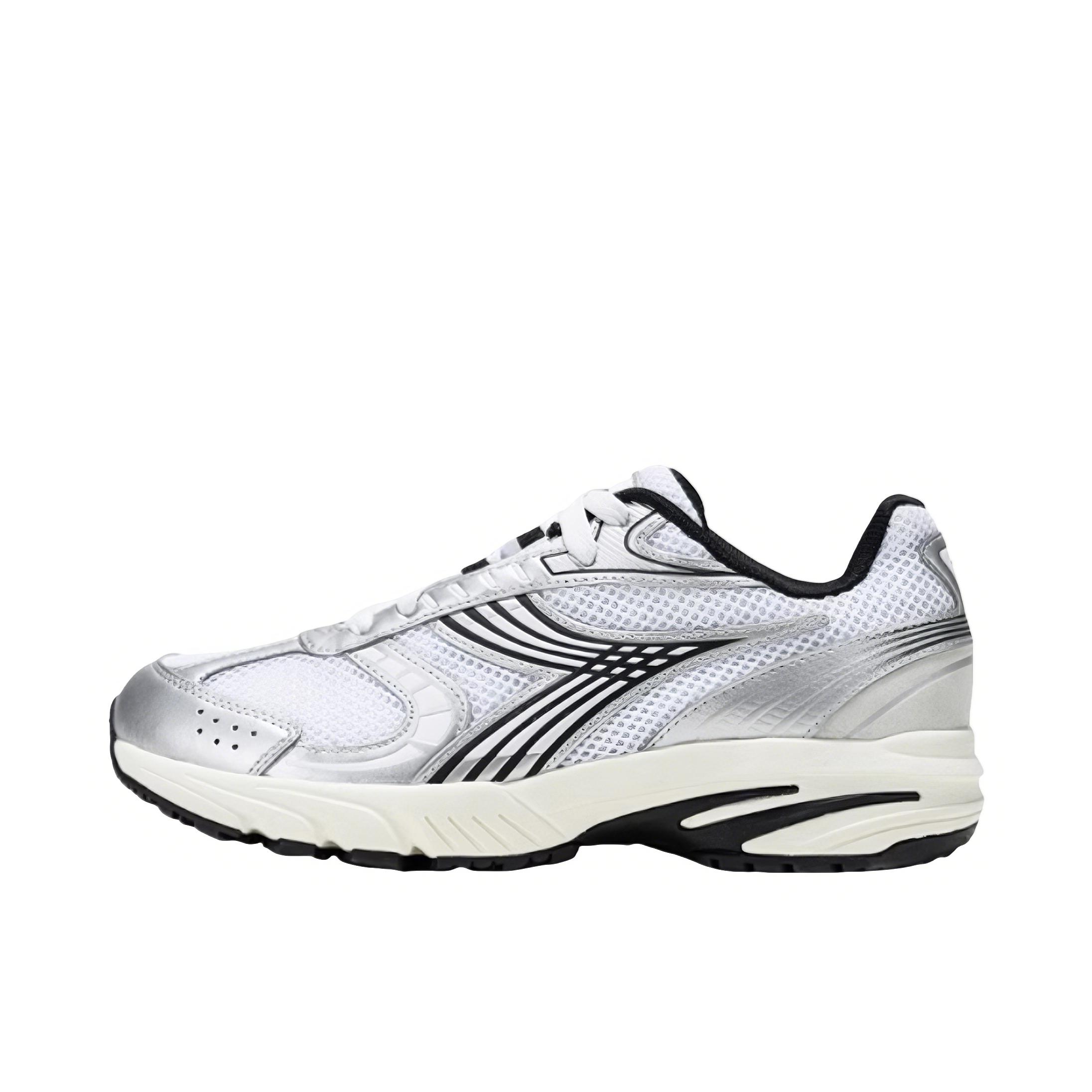 推荐商品：Diadora SAO-KO280 低帮 透气 复古 系带 老爹鞋 白色/银色