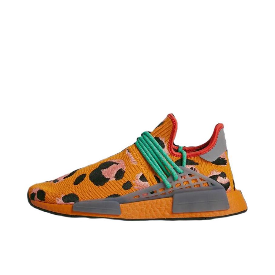 推荐商品：adidas Originals Hu Nmd 缓震回弹 防滑耐磨 舒适百搭 休闲 运动 织物 跑鞋 Pharrell Williams联名/橙色/黄色