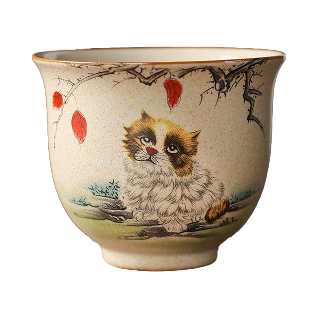 推荐商品：76 ZCTM035C 十二生肖系列 手工拉柸 陶瓷 茶杯