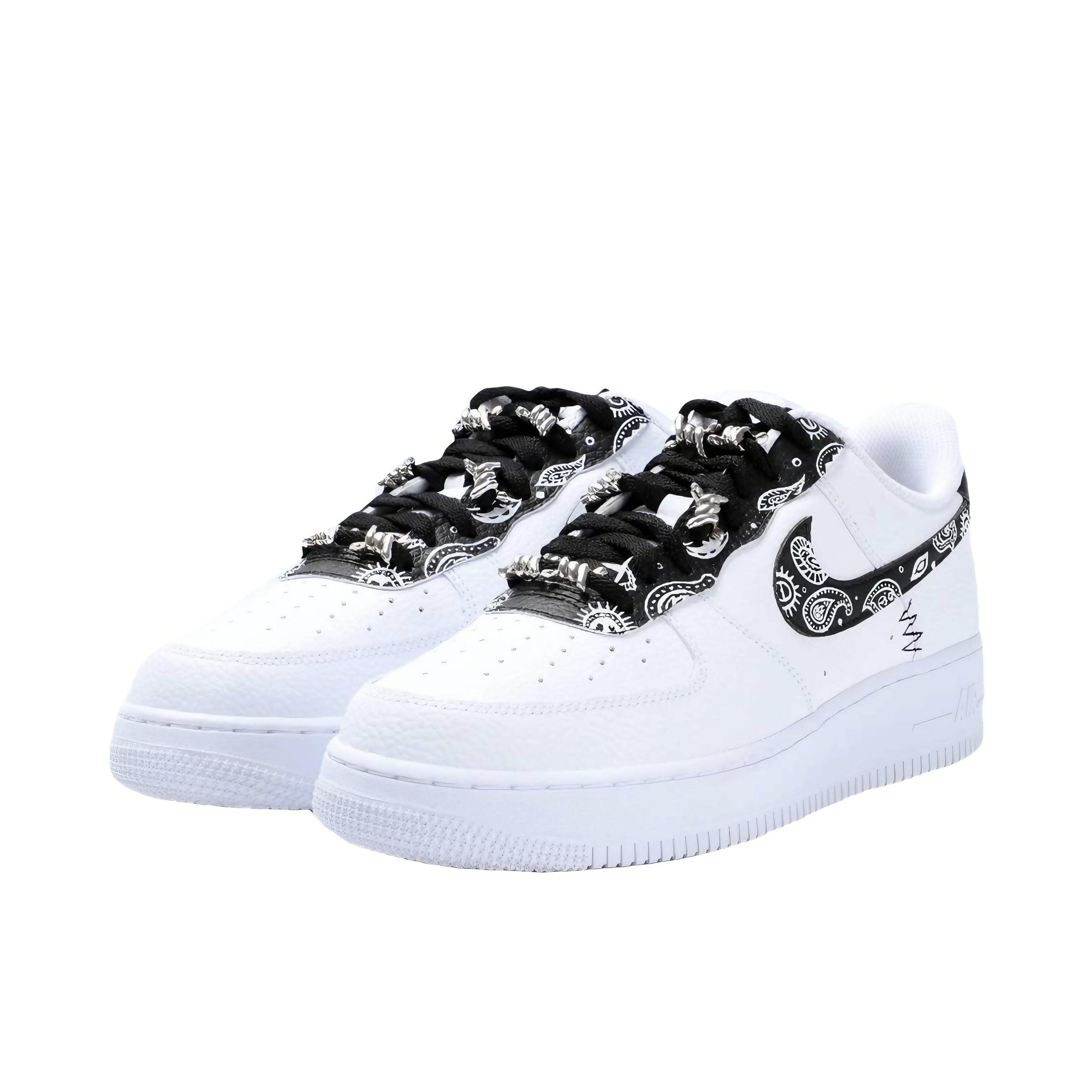 推荐商品：【定制款】 Nike Air Force 1 板鞋 防滑减震耐磨低帮增高 鸳鸯款/腰果花