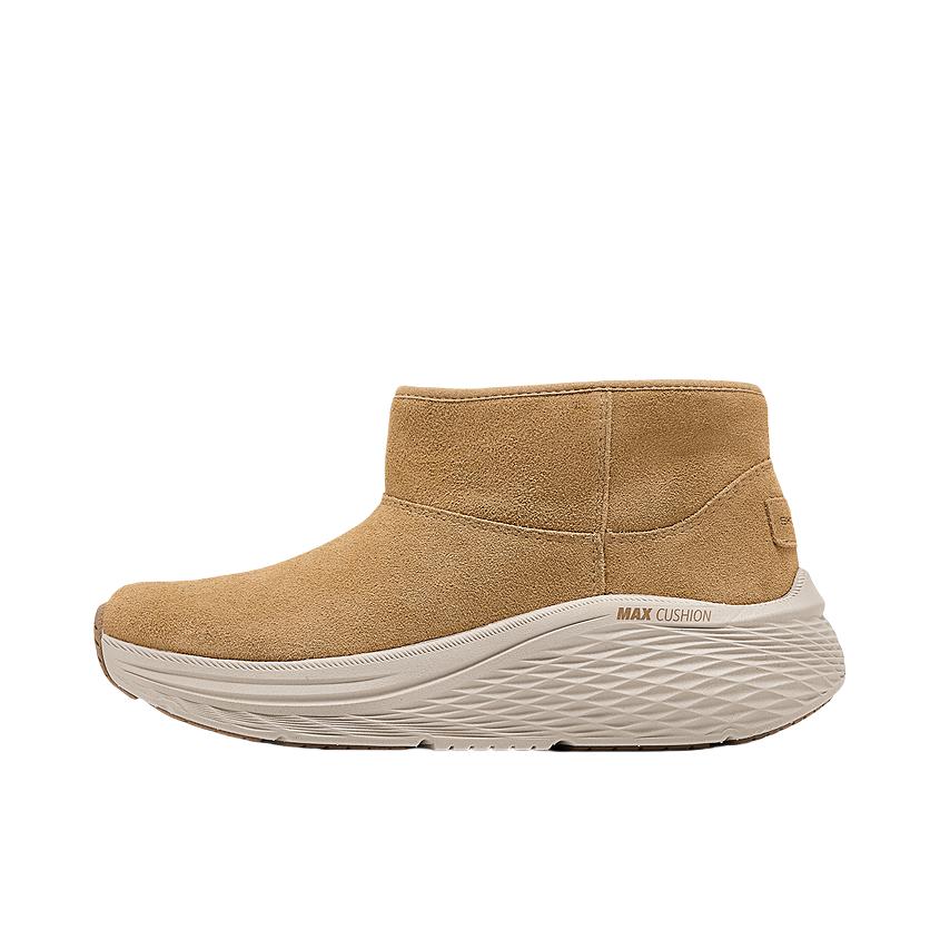 推荐商品：Skechers/斯凯奇 Max Cushioning ELITE 2.0 雪地靴 加绒锁温大底一脚蹬增高短筒休闲百搭保暖户外 女款/栗色