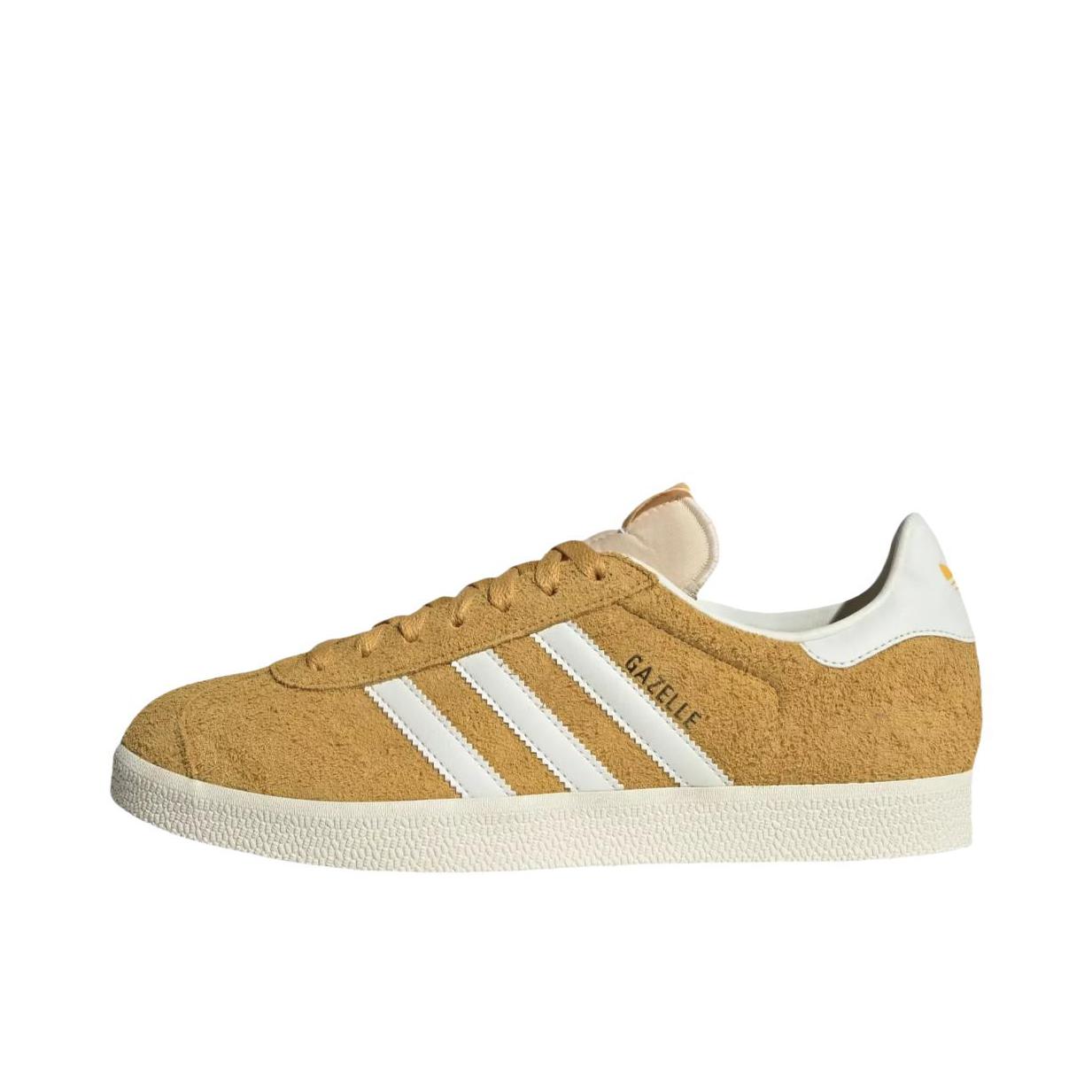 推荐商品：adidas Originals Gazelle T头鞋 德训鞋 板鞋 轻便复古薄底舒适百搭减震耐磨贴合圆头 黄色