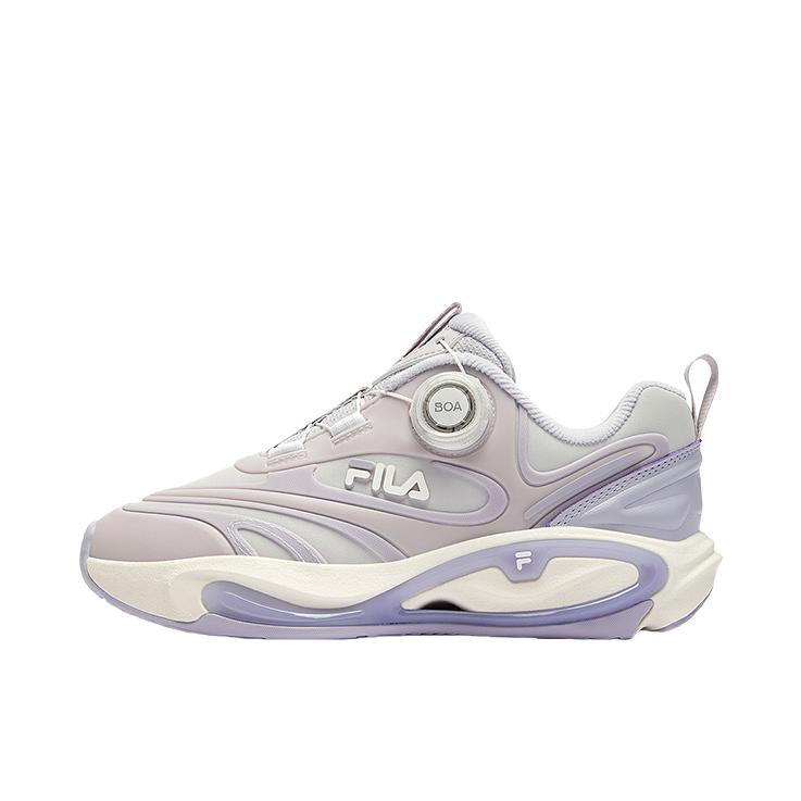 推荐商品：FILA/斐乐 RAY 2 运动鞋儿童 防滑旋钮减震防踢回弹 大童/丁香紫/薰衣草蓝