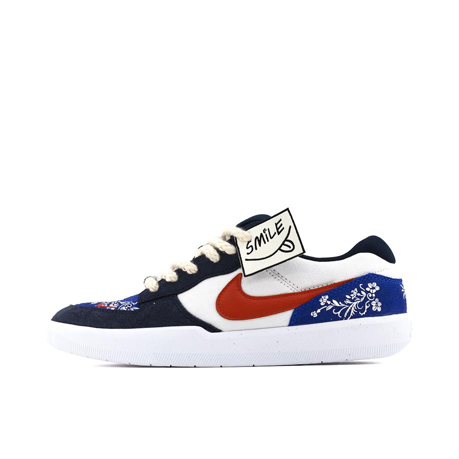 推荐商品：【定制球鞋】Nike SB Force 58 PRM 复古百搭 减震轻便 防滑耐磨 低帮 圆头 板鞋 复古花卉