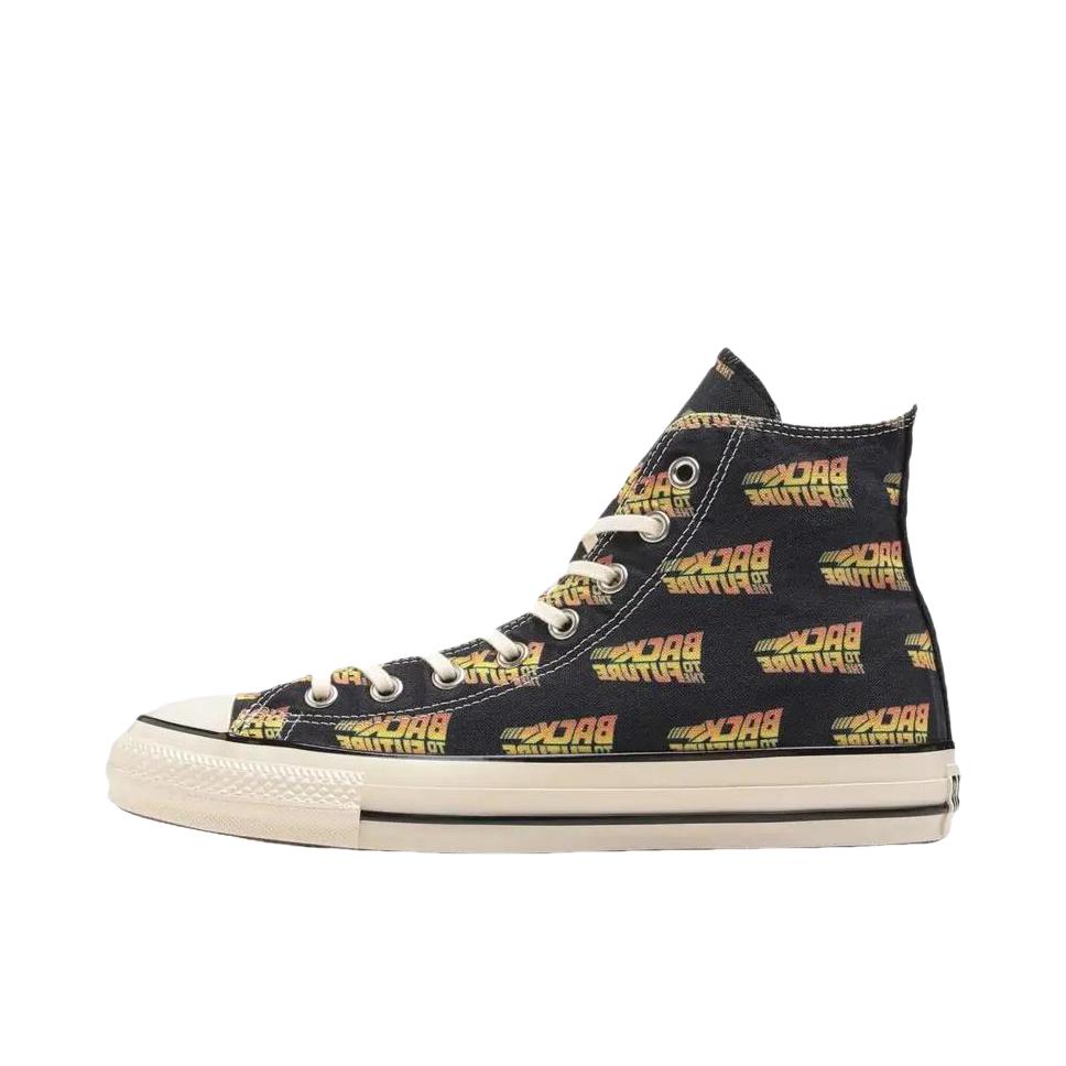 推荐商品：Converse/匡威 Chuck Taylor All Star 帆布鞋 常青款轻便防滑耐磨百搭复古圆头减震贴合高帮 高帮/黑色/黄色 