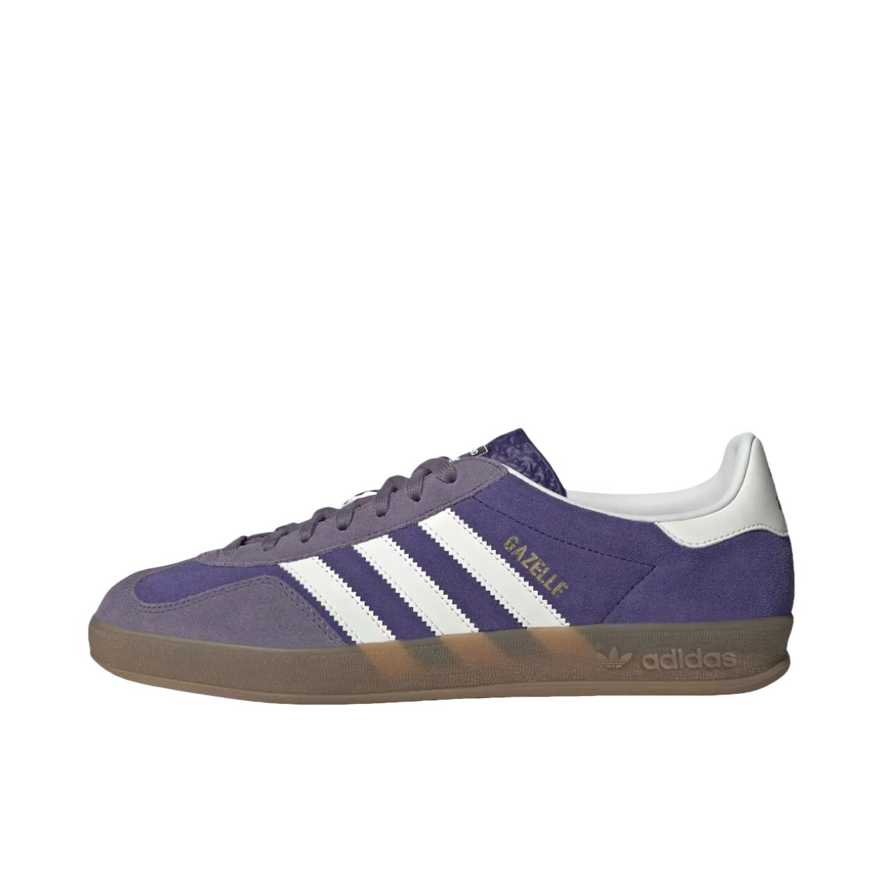 推荐商品：adidas Originals Gazelle T头鞋 德训鞋 板鞋 轻便复古薄底舒适百搭减震耐磨贴合圆头 紫色