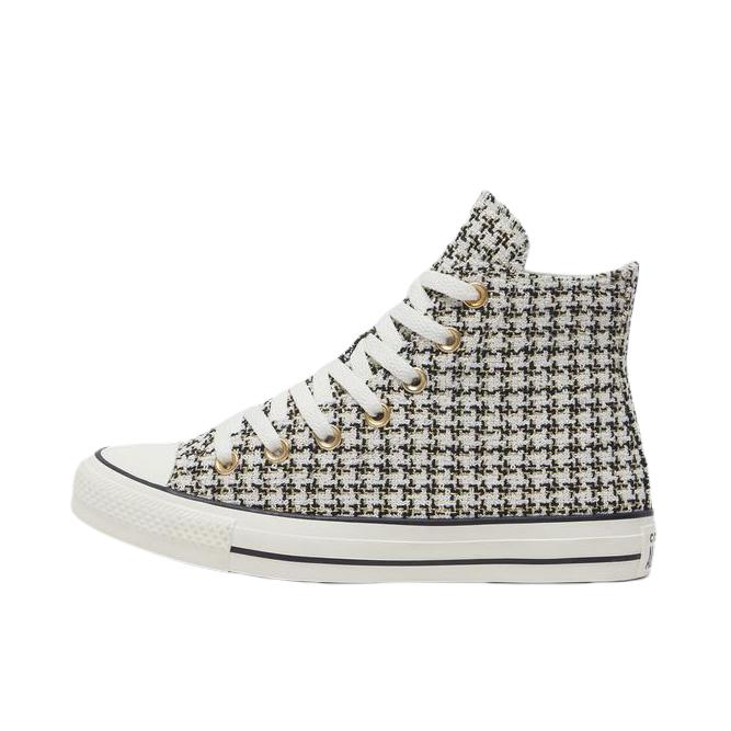 推荐商品：Converse/匡威 Chuck Taylor All Star 帆布鞋 常青款轻便防滑耐磨百搭复古圆头减震贴合高帮 女款/黑色/白色/金色