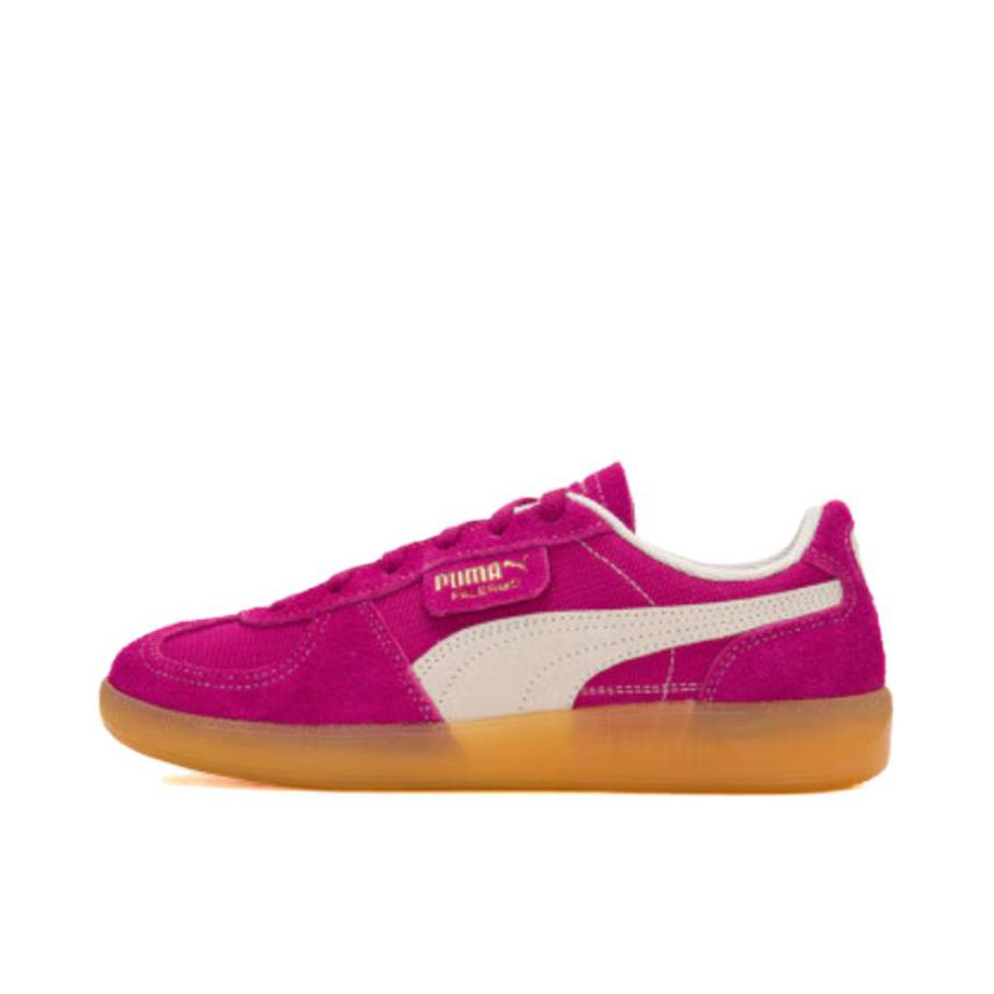 推荐商品：【朴彩英同款】 Puma/彪马 Palermo Og T头鞋 德训鞋 运动休闲鞋 时尚潮流拼接舒适百搭薄底复古 玫红色