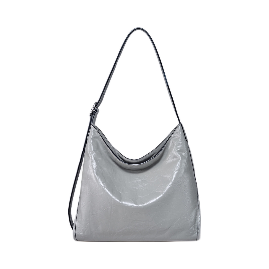 推荐商品：DISSONA/迪桑娜 2024新款巡游通勤大容量真皮hobo包斜挎包腋下包单肩包