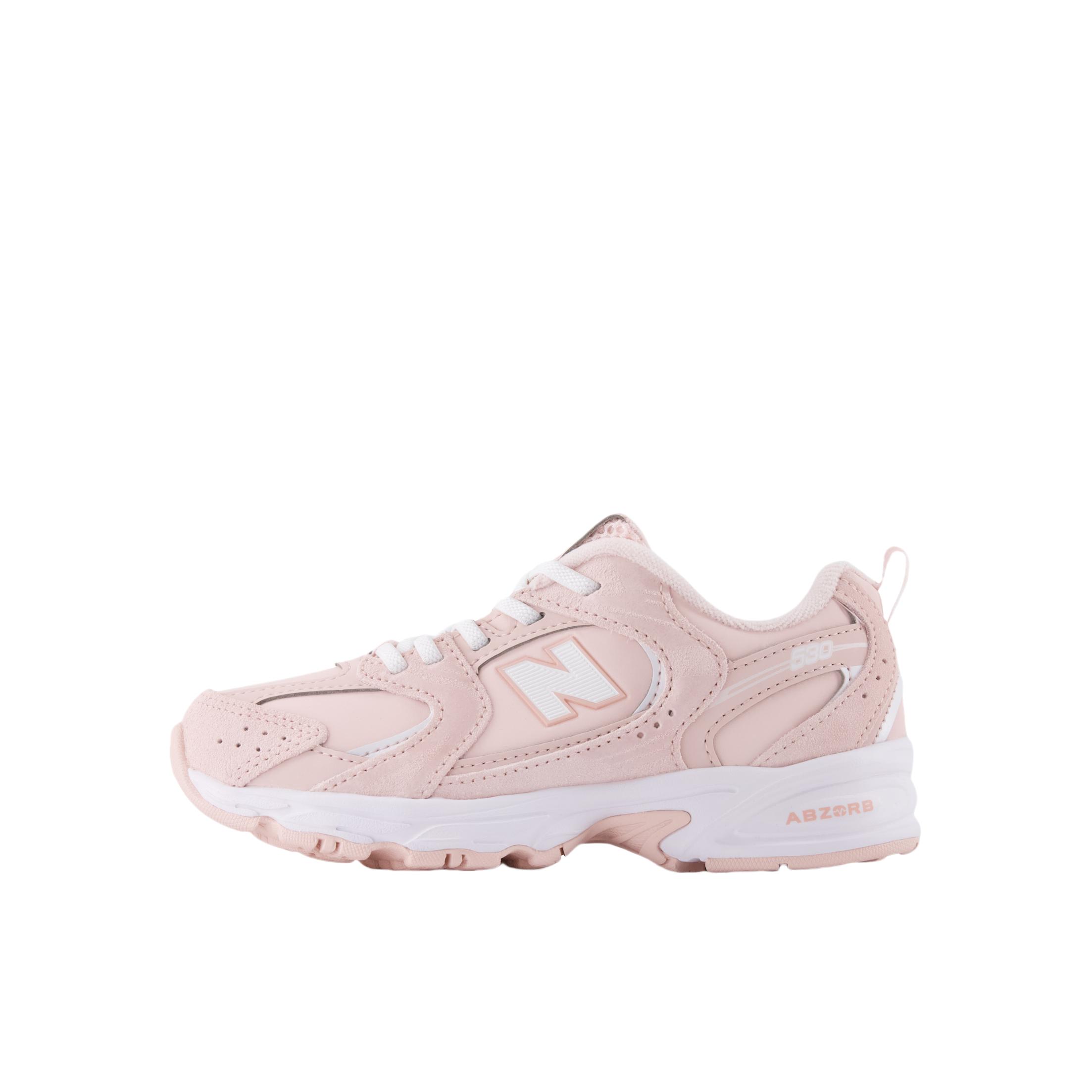 推荐商品：New Balance 530 运动鞋儿童 防踢防滑耐磨网面透气舒适百搭潮酷织物 小童/粉色