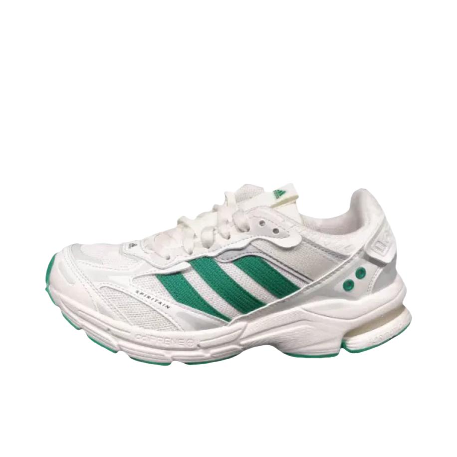 推荐商品：adidas Spiritain 2000 跑鞋 减震防滑耐磨休闲复古织物防水合成革轻运动 绿色/白色