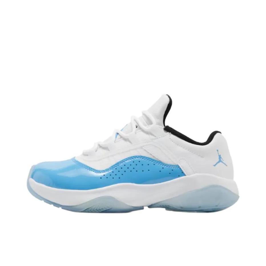 推荐商品：Air Jordan CMFT 11 运动休闲鞋 减震防滑复古耐磨舒适百搭透气运动回弹织物合成革抓地缓震轻便包裹性 大童/蓝色/白色