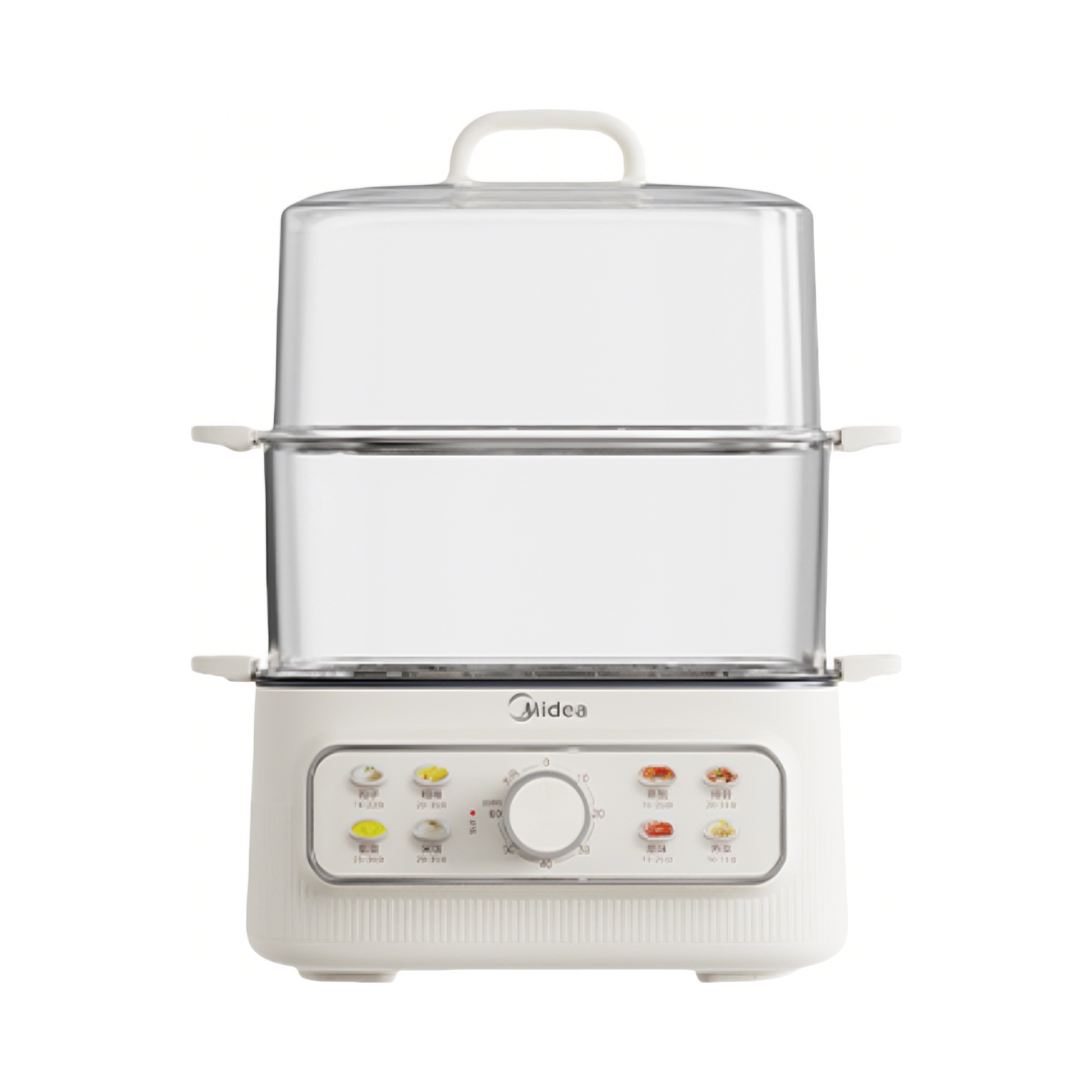 推荐商品：Midea/美的 ZGE2323H02 电蒸锅 10.8L 多功能 预约定时 蒸馒头 热菜 蒸包子 上蒸下煮 速热 蒸菜 大功率