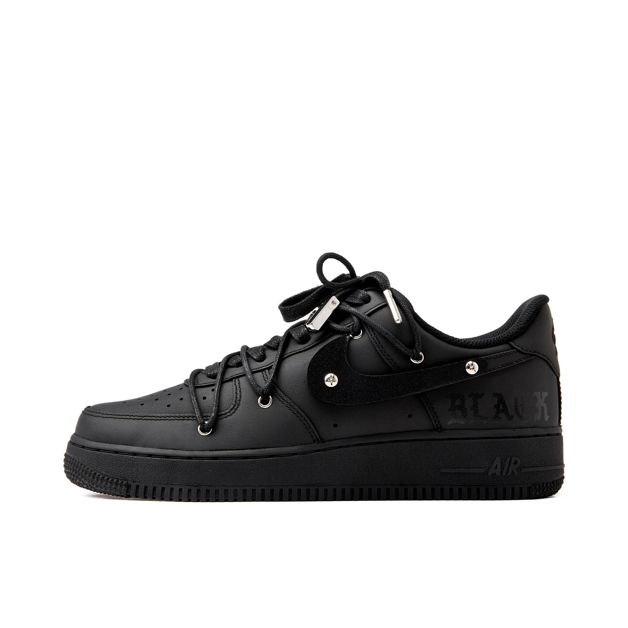 推荐商品：【定制款】 Nike Air Force 1 板鞋 防滑减震耐磨低帮增高 黑壹