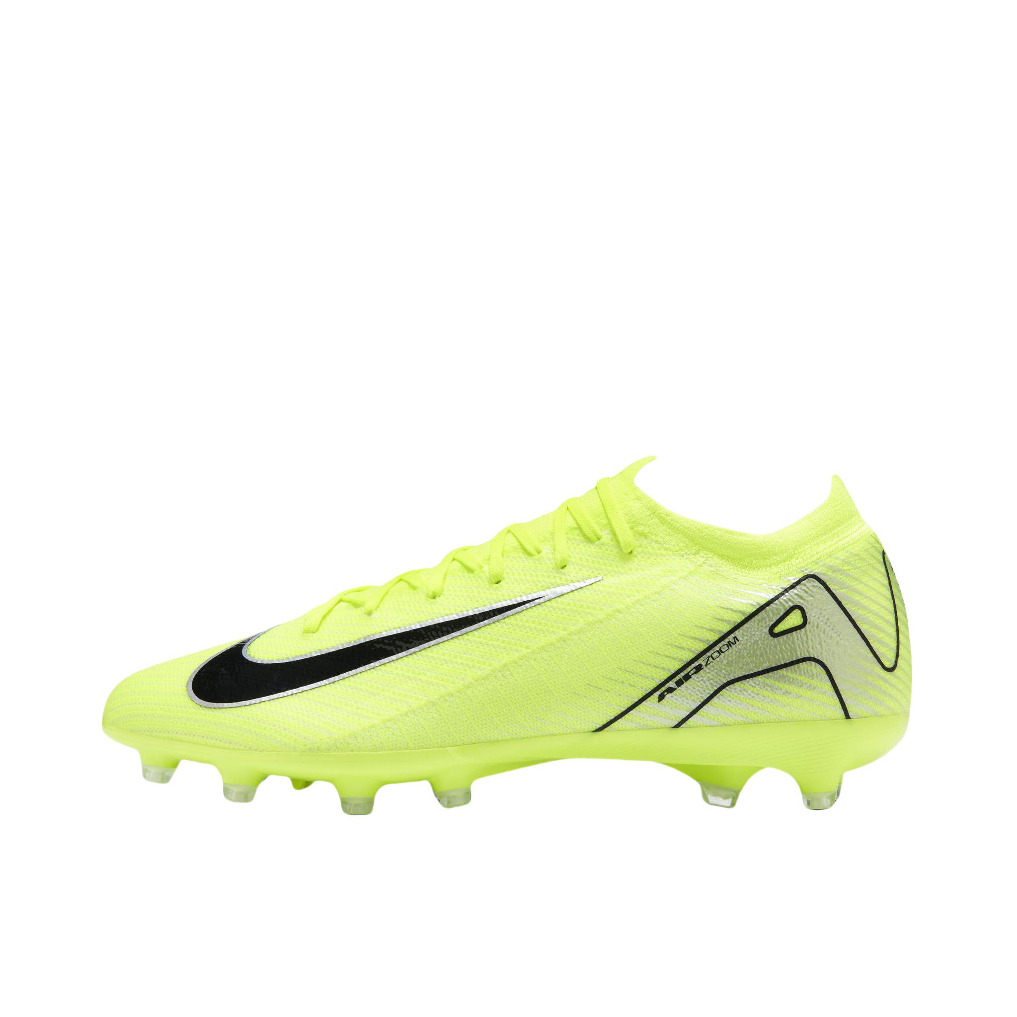 推荐商品：Nike Mercurial Vapor 16 Pro FG 次顶级 胶质长钉 硬质天然草场 减震 防滑耐磨 足球鞋 大童/荧光黄/黑色