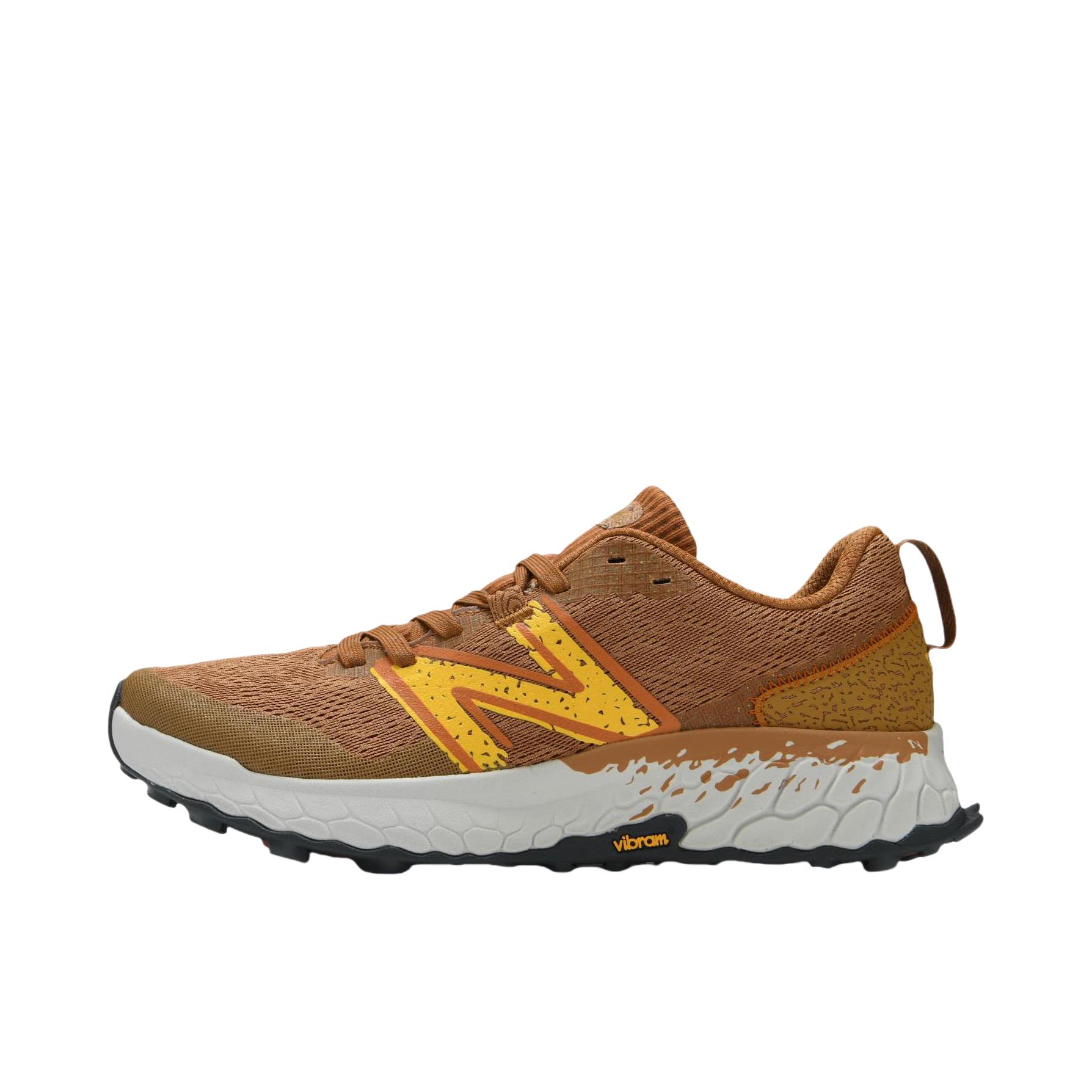 推荐商品：New Balance Fresh Foam X Hierro v7 跑鞋 防滑耐磨减震网布透气织物防水马拉松 D宽/棕色