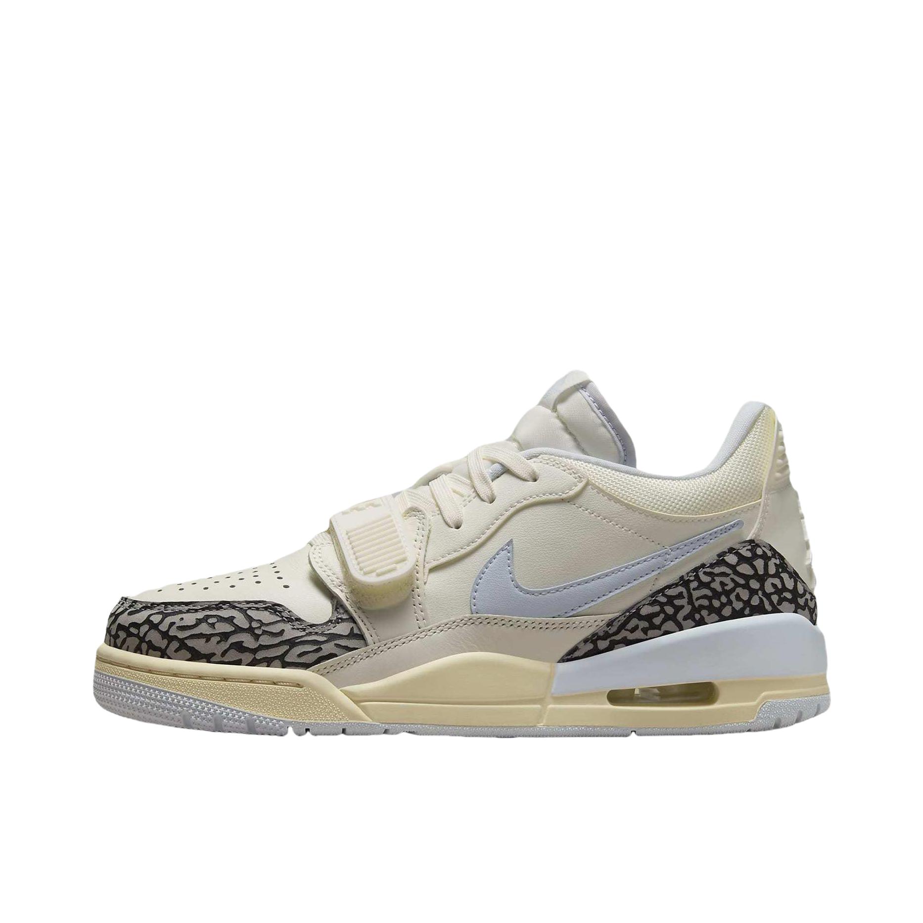 推荐商品：Air Jordan Legacy 312 板鞋 运动休闲鞋 三合一魔术贴缓震复古回弹合成革 米色/水泥灰/黑色/足球灰