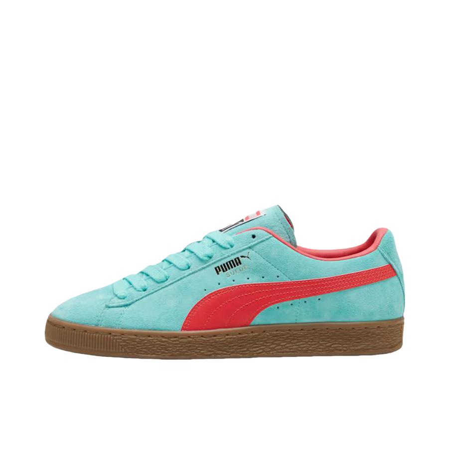 推荐商品：Puma/彪马 Suede Classic 面包鞋 板鞋 舒适百搭防滑耐磨轻便透气复古低帮圆头 薄荷绿/红色
