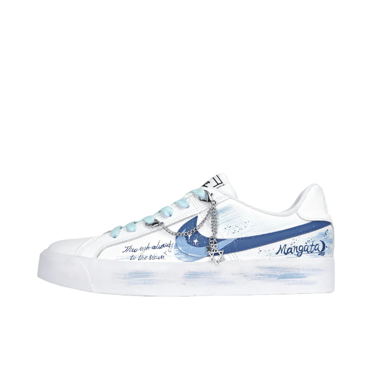 推荐商品：【定制球鞋】Nike Court Royale 板鞋 抗冲击性防水防滑耐磨透气简约百搭休闲潮流 月光之路