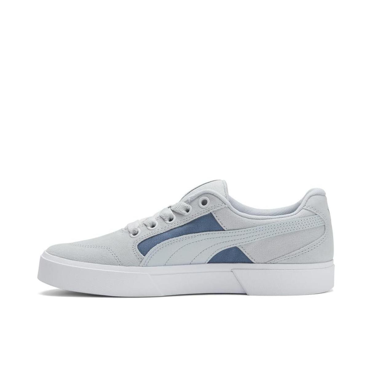 推荐商品：Puma/彪马 C-Rey 运动休闲鞋 板鞋舒适防滑耐磨胶底复古 铂金灰/海蓝色