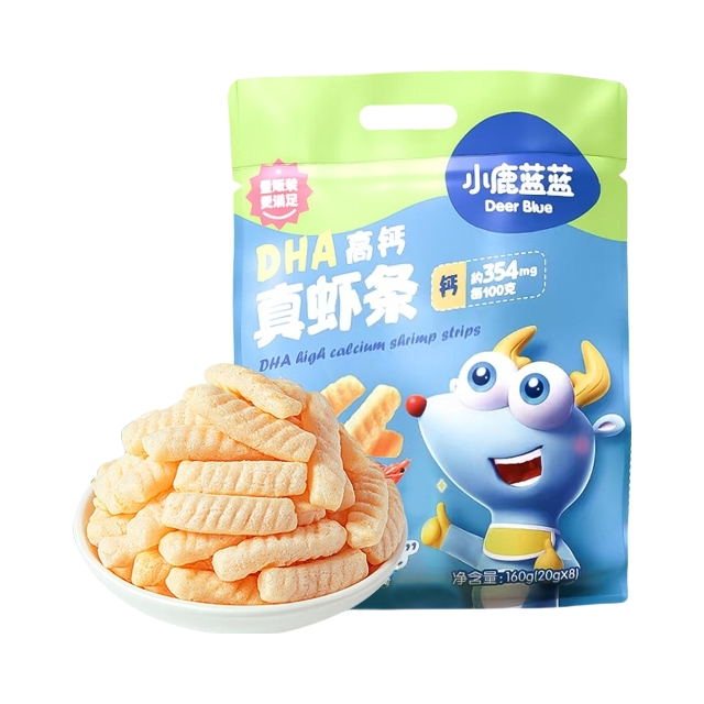 推荐商品：小鹿蓝蓝 DHA高钙真虾片非油炸